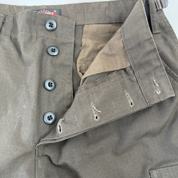 Tru Spec Pants Mens 31-35W 29-31.5L Brown Tactical Utility Outdoor Adjustable - Picture 4 of 14